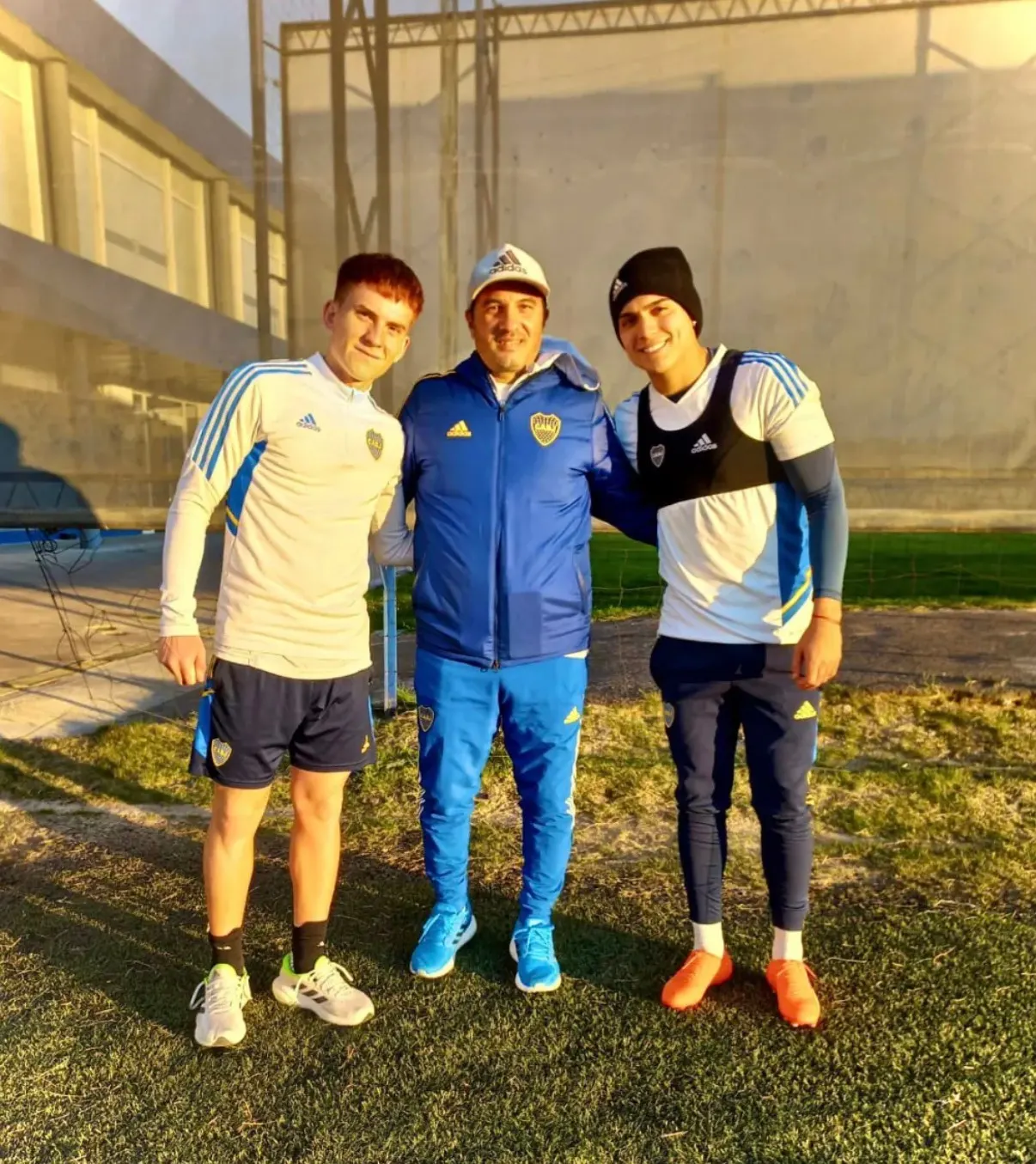 Diego Mazzilli junto a Valentín Barco y Exequiel Zeballos